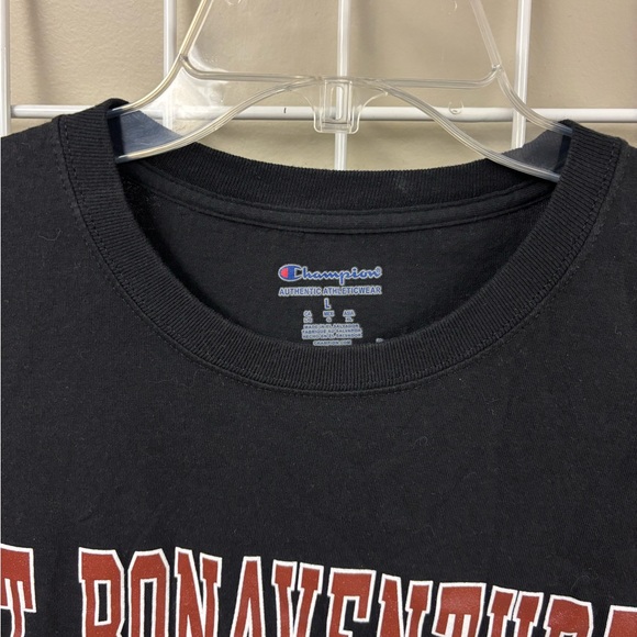 St. Bonaventure University T-Shirt size large. Short sleeve. Cotton. EUC. - Picture 5 of 7